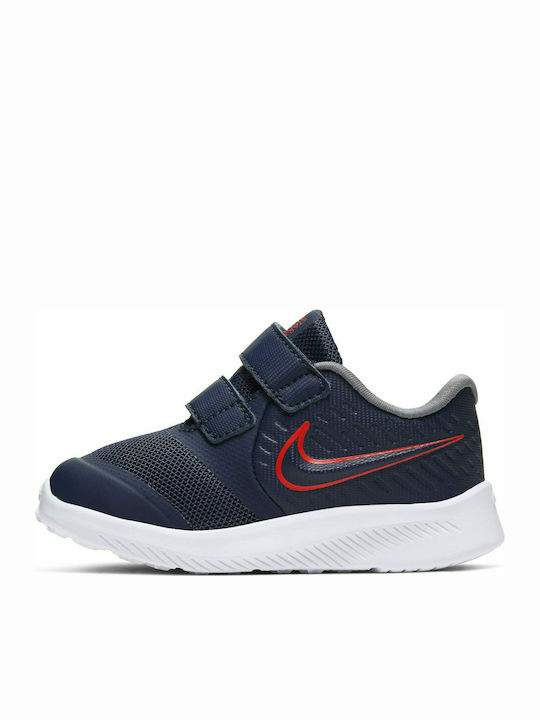 Star Runner Star Runner 2 Kids Sports Shoes Running with Hoop & Loop Closure Navy Blue