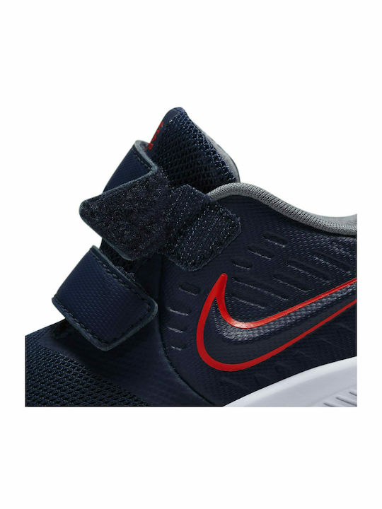 Star Runner Star Runner 2 Kids Sports Shoes Running with Hoop & Loop Closure Navy Blue