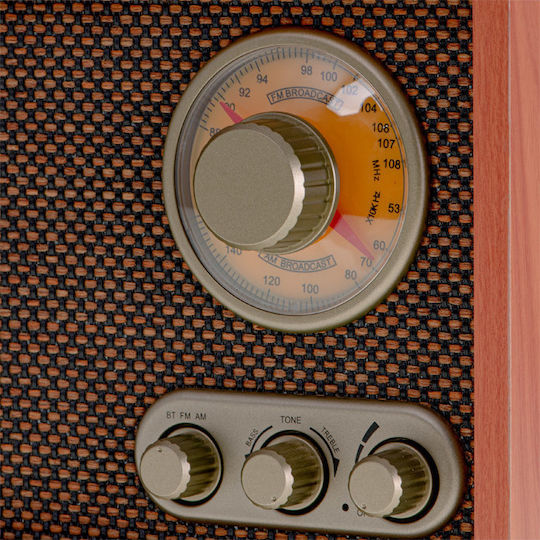 Adler AD-1171 Retro Επιτραπέζιο Ραδιόφωνο Ρεύματος με Bluetooth Καφέ