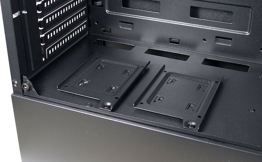 Inter-Tech C-303 Mirror Gaming Midi Tower Computer Case with Side Window Black
