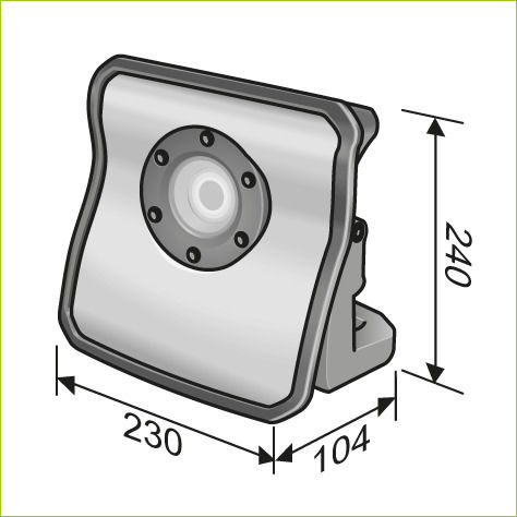 Flex Battery Jobsite Light LED IP20 with Brightness up to 3000lm DWL 2500 10.8/18.0