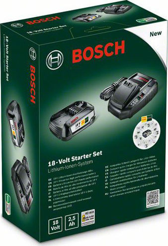 Bosch Σετ Μπαταρίας Λιθίου Χωρητικότητας 2.5Ah 18V με Φορτιστή