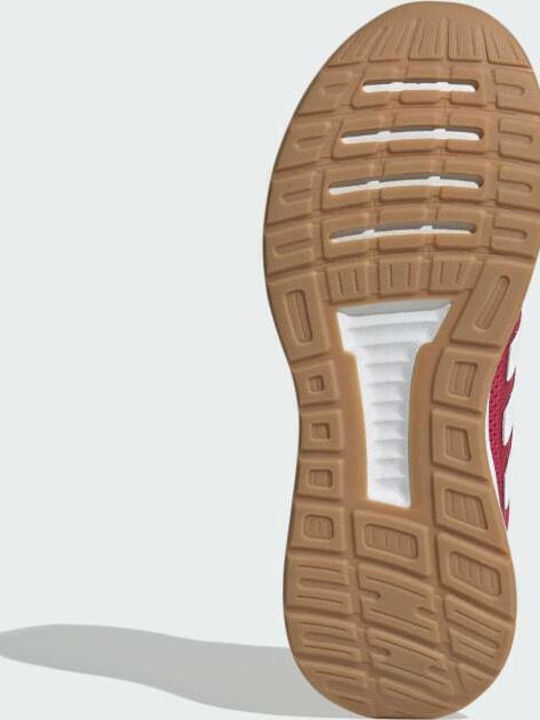 Runfalcon K Kinder Sportschuhe Laufen mit Schnürsenkeln Power Pink / Cloud White / Gum