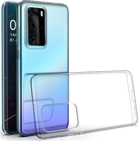 Hurtel Back Cover Σιλικόνης 0.5mm Διάφανο (Huawei P40 Pro)