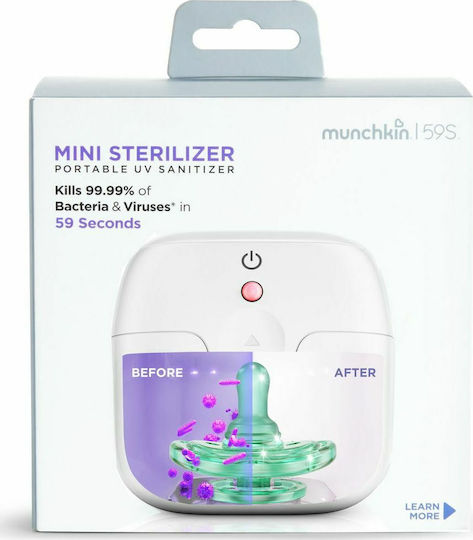 Munchkin Βρεφικός Αποστειρωτής Πιπίλας Φορητός Mini Sterilizer 59S