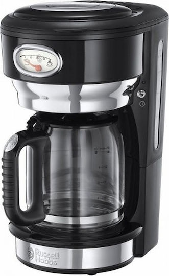 Russell Hobbs Retro Classic -56 Filter Coffee Machine 1000W Black