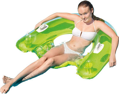 Intex Sit n Float Inflatable Lounge Chair with Handles Green 152cm