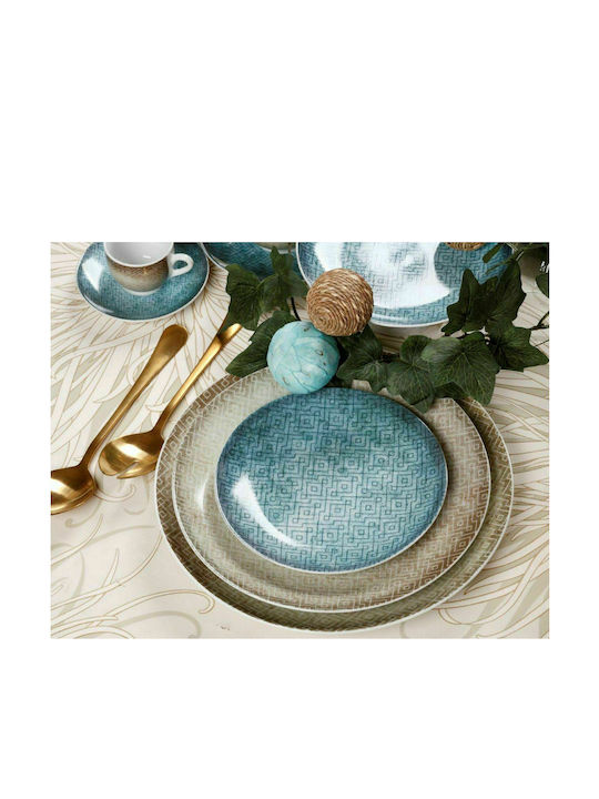 Cryspo Trio La Palma Colorful Porcelain Dinnerware Set 20pcs