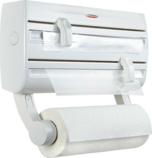 Leifheit Distribuitor de role Montat pe perete Plastică Albă 41.2x10x19.3cm 25771