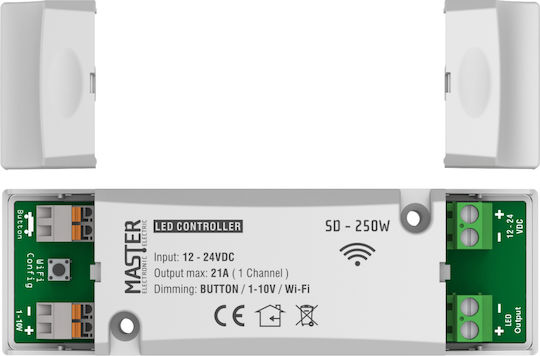 Master Wireless Dimmer Wi-Fi Controller 12-24V 21A 1 channel SD-250W