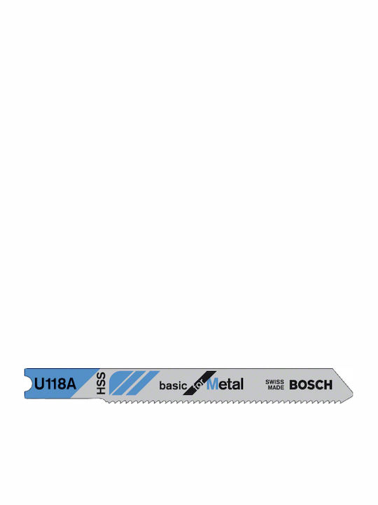 Bosch U118A Ленти за джиг-резачки Основни за метал за Метал 3бр
