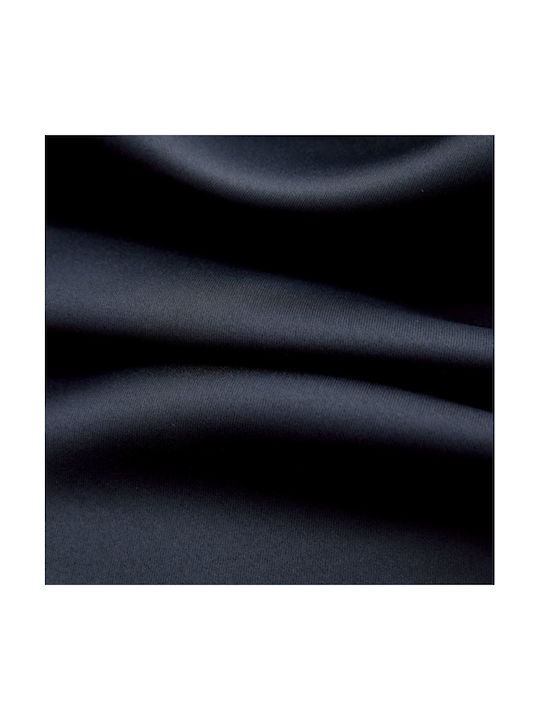 vidaXL Curtain Blackout with Grommet Black 140x245cm