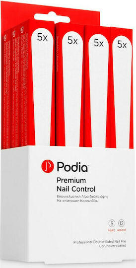 Podia Premium Control Nagelfeilen Gerade Papier Slim 5 Stück