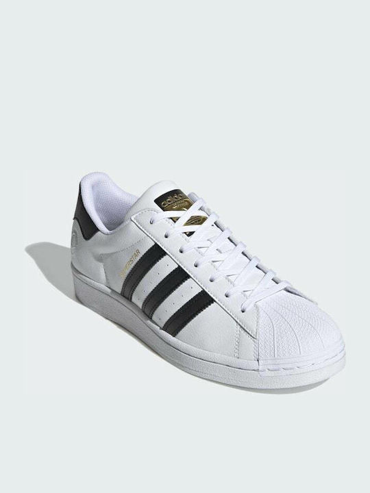 Adidas Superstar Vegan Unisex Sneakers Λευκά