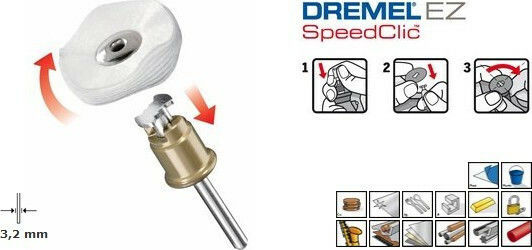 Dremel 423S SC Πανί Δίσκου 25x5mm