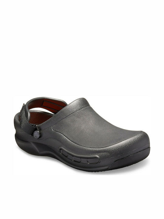 Crocs Bistro Pro Literide Ανατομικά Σαμπό Μαύρα Crocs Bistro Pro Literide Ανατομικά Σαμπό Μαύρα