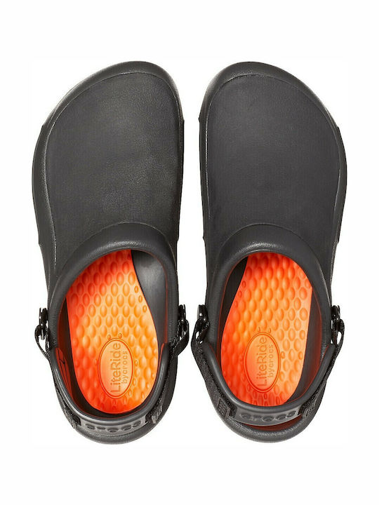 Crocs Bistro Pro Literide Anatomic Clogs Black