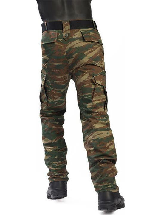 Survivors Militärhose Griechisch Einsatzbereite Rip-Stop Griechische Variante in Khaki Farbe