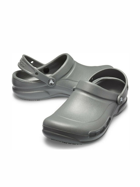 Crocs Bistro Γυναικεία Ανατομικά Σαμπό Γκρι
