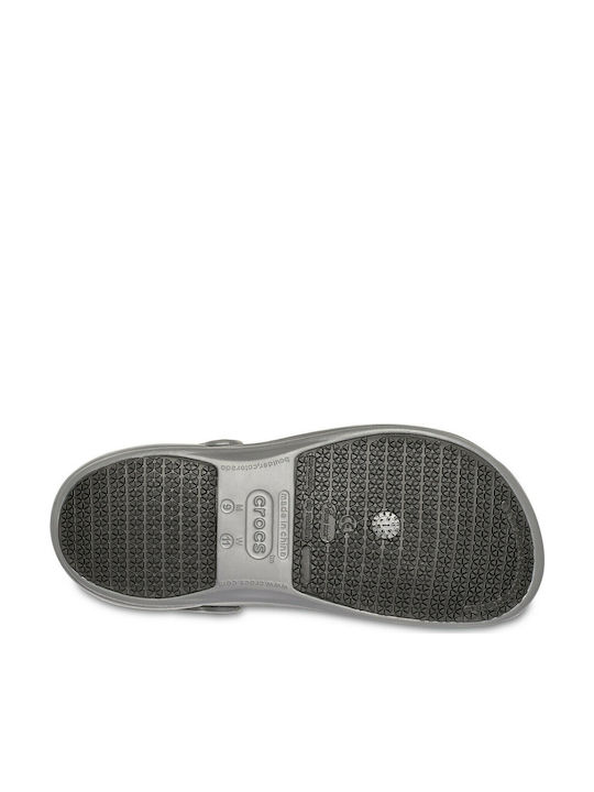 Crocs Bistro Γυναικεία Ανατομικά Σαμπό Γκρι