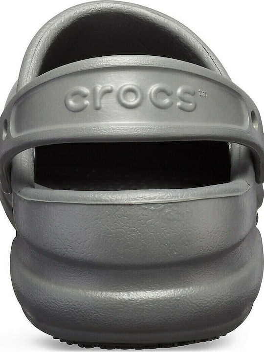 Crocs Bistro Γυναικεία Ανατομικά Σαμπό Γκρι