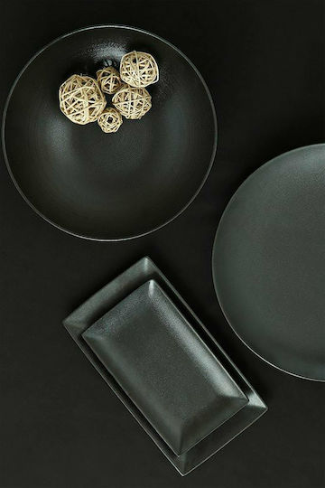 Maxwell & Williams Caviar Πιατέλα Σερβιρίσματος Οβάλ από Πορσελάνη Black 35x25εκ.