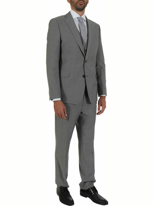 TOM FRANK TWO-PIECE SUIT CF ITALY/BL111 MARZOTTO GREY