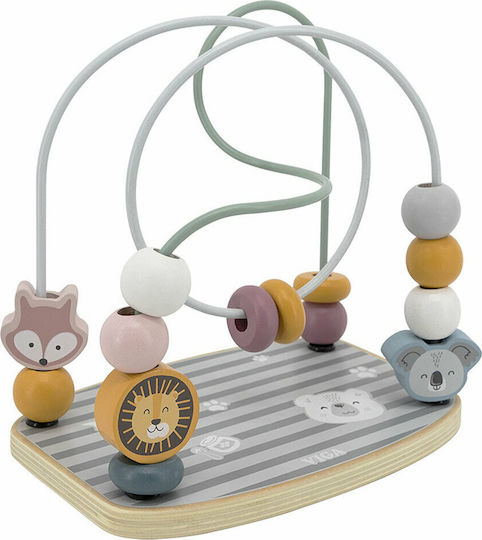 Viga Toys Λαβύρινθος PolarB Άσκηση Προγραφής από Ξύλο για 18+ Μηνών