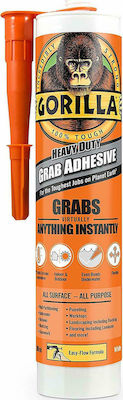 Gorilla Crab Adhesive Silicon Sigilant Alb 290ml