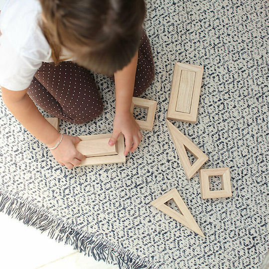 Plan Toys Τουβλάκια με Κενό Ξύλινα για 3+ Ετών 10τμχ