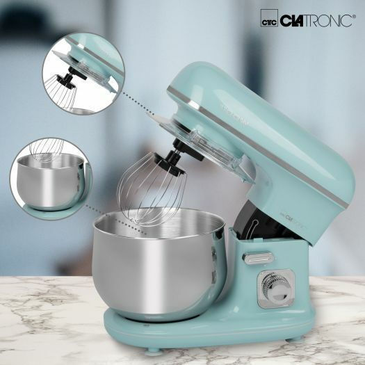 Clatronic KM 3711 Κουζινομηχανή 1100W με Ανοξείδωτο Κάδο 5lt Mint-Green