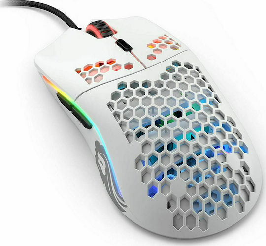 Glorious PC Gaming Race Model O Minus RGB Gaming Mouse 12000 DPI Matte White