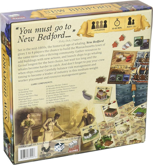 Настолна игра New Bedford Base за 1-4 играчи 13+ години (EN) Greater than Games