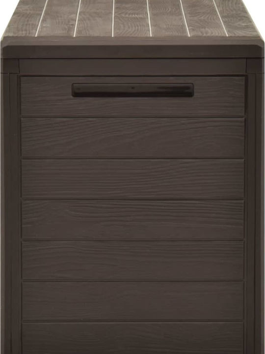 vidaXL Outdoor Storage Box 290lt Brown L116xW44xH55cm