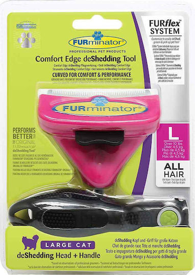 FURminator Cat Brush Furflex Combo Large