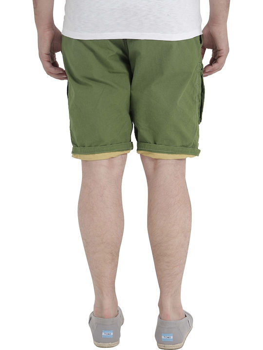 Herrenshorts Cargo Grün