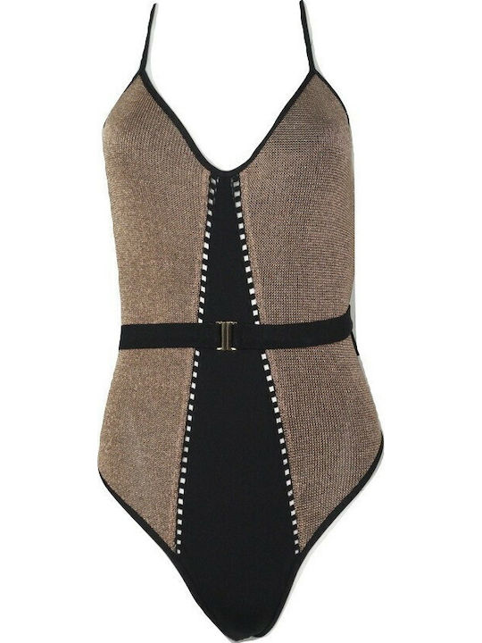 Bronze One Piece Swimsuit