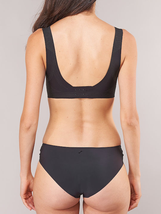Zero Feel N EX Women's Sports Bra with Light Padding Black