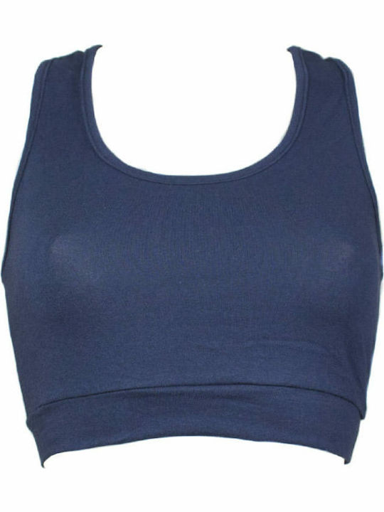 Women's Sports Bra without Padding Navy Blue