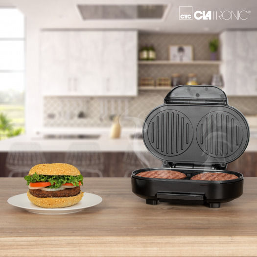 Clatronic HBM 3696 Hamburger Hamburger Maker 1000W
