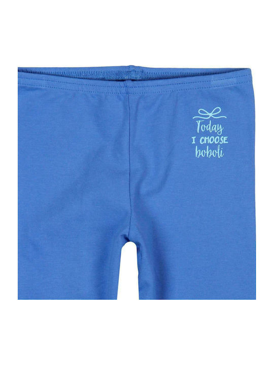 Boboli Kids Legging Capri Blue