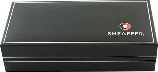 Sheaffer Füllfederhalter Mittel Rote aus Stahl mit Blauer Tintenfarbe