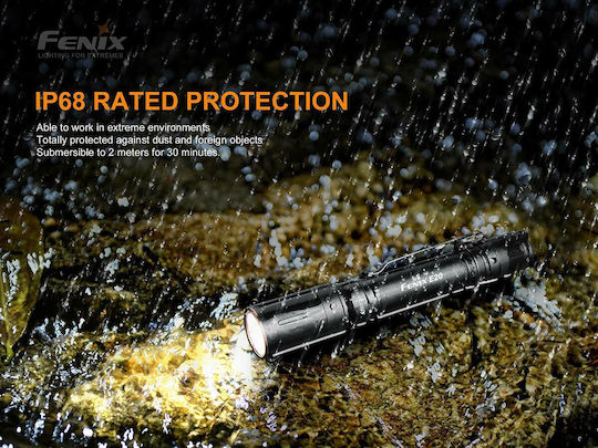 Fenix Φακός LED IP68 με Μέγιστη Φωτεινότητα 350lm E20V2