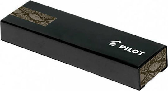 Pilot Πένα Γραφής Medium 0.58mm Μαύρη από Ορείχαλκο με Μαύρο Μελάνι