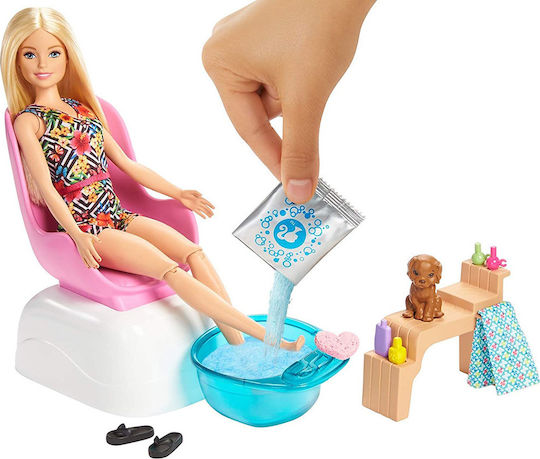 Barbie Wellness - Institut Manichiură Set de păpuși pentru 3+ ani+ Ani