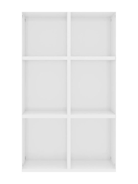 Bookcase White 66x30x97.8cm