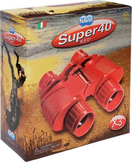 Navir Κυάλια Κόκκινα Super 40 με Θήκη για 5+ Ετών