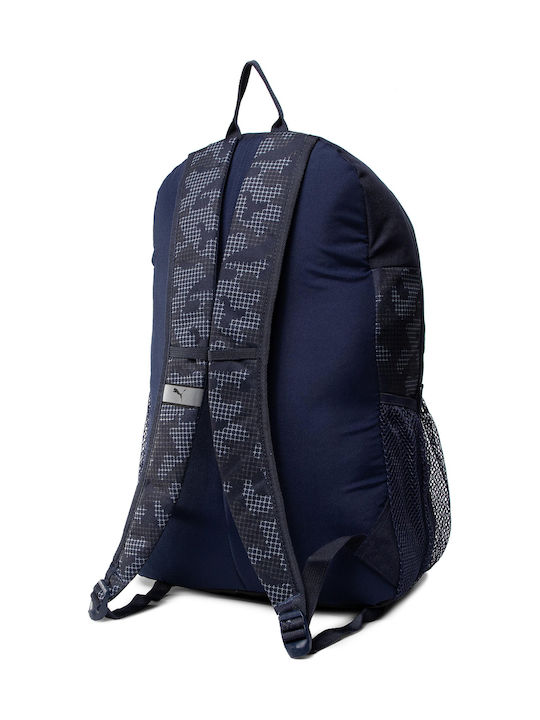 Puma Style Fabric Backpack Navy Blue