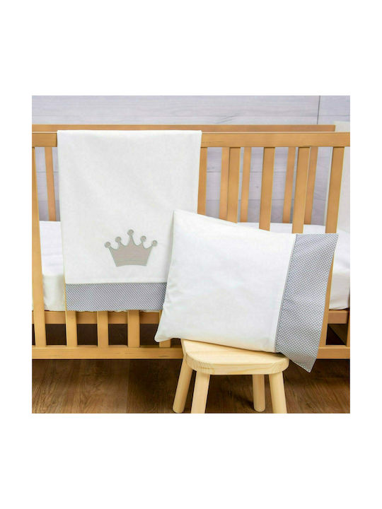 abo Σετ με Λάστιχο Royal Γκρι 70x140εκ.