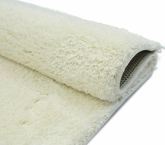 Balsan Teppich Rechteckig Synthetisch,Polyester/Cotton/Leather White